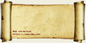 Danijela Joksimović vizit kartica